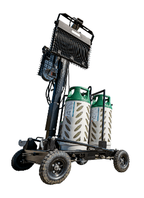 Propane powered forklift
